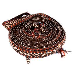 Vintage ethnic tent weaving.