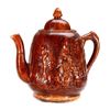 Image 3 : Five pieces of redware pottery.