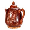 Image 4 : Five pieces of redware pottery.