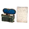Image 1 : Silver Cigarette Case and Mother of Pearl Opera Glasses.