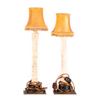 Image 1 : Chinese bone pipe lamps.