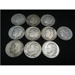 (10) Silver Dimes