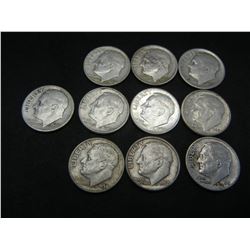 (10) Silver Dimes