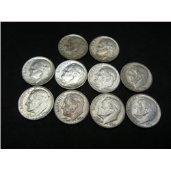 (10) Silver Dimes