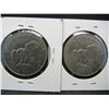 Image 3 : (2) 1972 D Ike Dollars