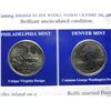 Image 2 : Virginia State Quarters and Stamps  with Informational Holder