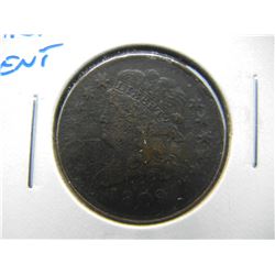 1809 Half Cent.  VF Details.