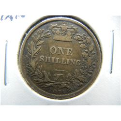 1871 Great Britain Silver 1 Shilling.  Nice.