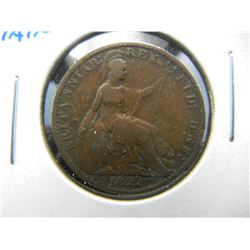 1822 Great Britain Farthing.