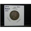 Image 3 : 1893 Barber 25c.  VG+.