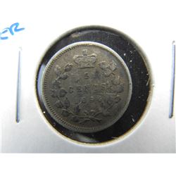 1894 Canada 5c Silver.  VF.  Scarce Date.