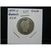 Image 3 : 1894-S Barber 25c.  Good.