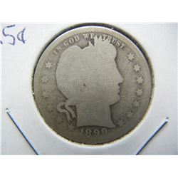 1899-S Barber 25c.