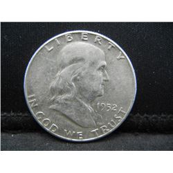 1952 SILVER (90%) FRANKLIN HALF