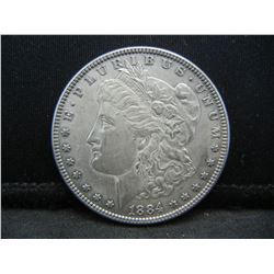 1884 BU SILVER (90%) MORGAN DOLLAR