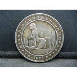 1921-D (BABE/MORGAN), NOT SILVER OR LEGAL TENDER