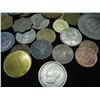 Image 2 : 1 POUND FOREIGN COINS (POSSIBLE SILVER)