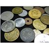 Image 3 : 1 POUND FOREIGN COINS (POSSIBLE SILVER)
