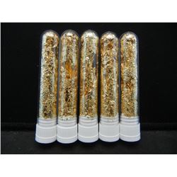 (5) Vials of Leaf Flakes