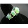 Image 2 : WOMAN'S GREEN FIRE OPAL RING (SIZE 7), FASHION JEWELRY