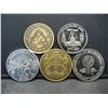 Image 1 : (4) STATE TOKENS (WASHINGTON STATE/SANTA BARBARA/PENN/AZ)