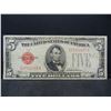 Image 1 : 1928 C Red Seal $5 Treasury Note. Issued by Act of Congress!