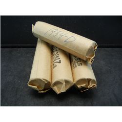 4-1954 D Nickel BU rolls