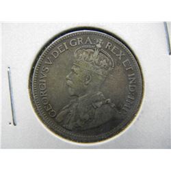 1928 Canada Quarter. XF