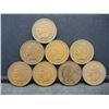 Image 1 : (8) Different Indian Head Cents