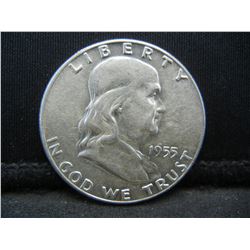 1955 Franklin Half Dollar