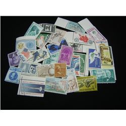 (28) Vintage Unused Plate Block Stamps 1960s