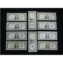 (10) 1957 One Dollar Silver Certificates