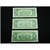 Image 5 : (3) 1963 Two Dollar Red Seal Notes