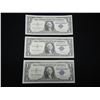 Image 1 : (3) 1957 One Dollar Silver Certificates