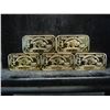 Image 1 : NOT REAL GOLD (5)  One Gram 100 Mills .999 Gold Buffalo Collector Bars CLAD