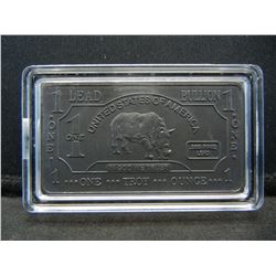 One Troy Oz. Lead Bullion Bars