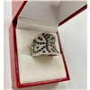 Image 3 : Ladies Simulated Diamond Ring with 925 Sterling SIlver Mount