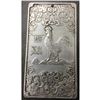 Image 1 : Tibetan Silver Bullion Depicting The Year Of The Rooster