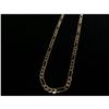 Image 1 : Hand Made Figaro Designed 10K Solid Yellow Gold Men's Necklace