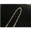 Image 2 : Hand Made Figaro Designed 10K Solid Yellow Gold Men's Necklace