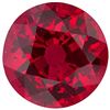 Image 1 : Natural Mozambique Extra Fine Rich Vivid Red Ruby - Round Diamond Cut - AAA+ Grade