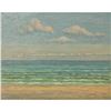 Image 1 : Norman R. Brown Original Oil On Panel "Beach Series" 8" x 10"