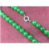 Image 3 : Elegant Large Jade Bead Necklace