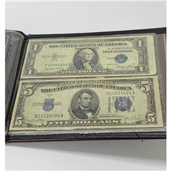 The Blue Seal $1 & $5 - With Certificate