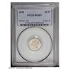1870 3CN MS65 PCGS. Highly lustrous surfaces display a 1870[3CN] MS65 PCGS.