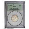 Image 3 : 1875-S 20C MS65 PCGS. Gentle golden-brown toning grace 1875-S[20C] MS65 PCGS.