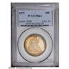 1875 50C PR64 PCGS. This flashy near-Gem coin has high 1875[50C] PR64 PCGS.