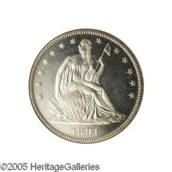 1891 50C PR65 Cameo NGC. Mostly brilliant with chalky- 1891[50C] PR65 Cameo NGC.