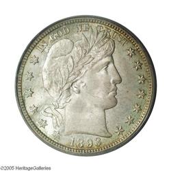 1893 50C MS66 PCGS. Sharply defined, as befits a produ 1893[50C] MS66 PCGS.