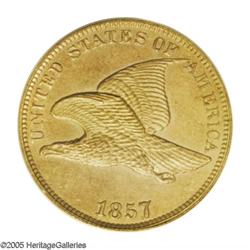 1857 1C MS66 PCGS. Type of 1856. FS-001, Snow-1. The T 1857[1C] MS66 PCGS.